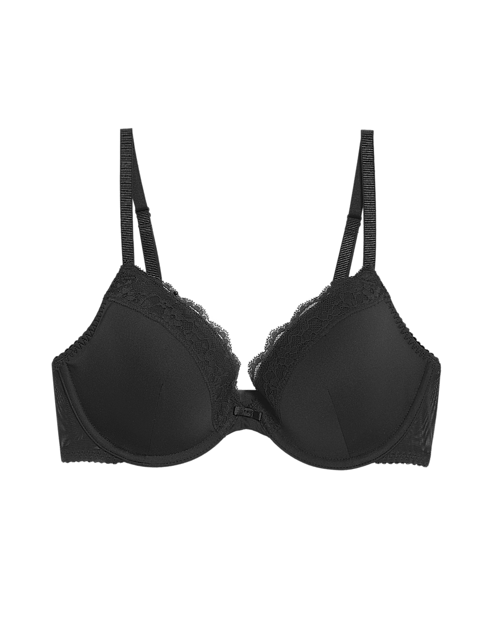 Lace Padded Plunge Wired Bra