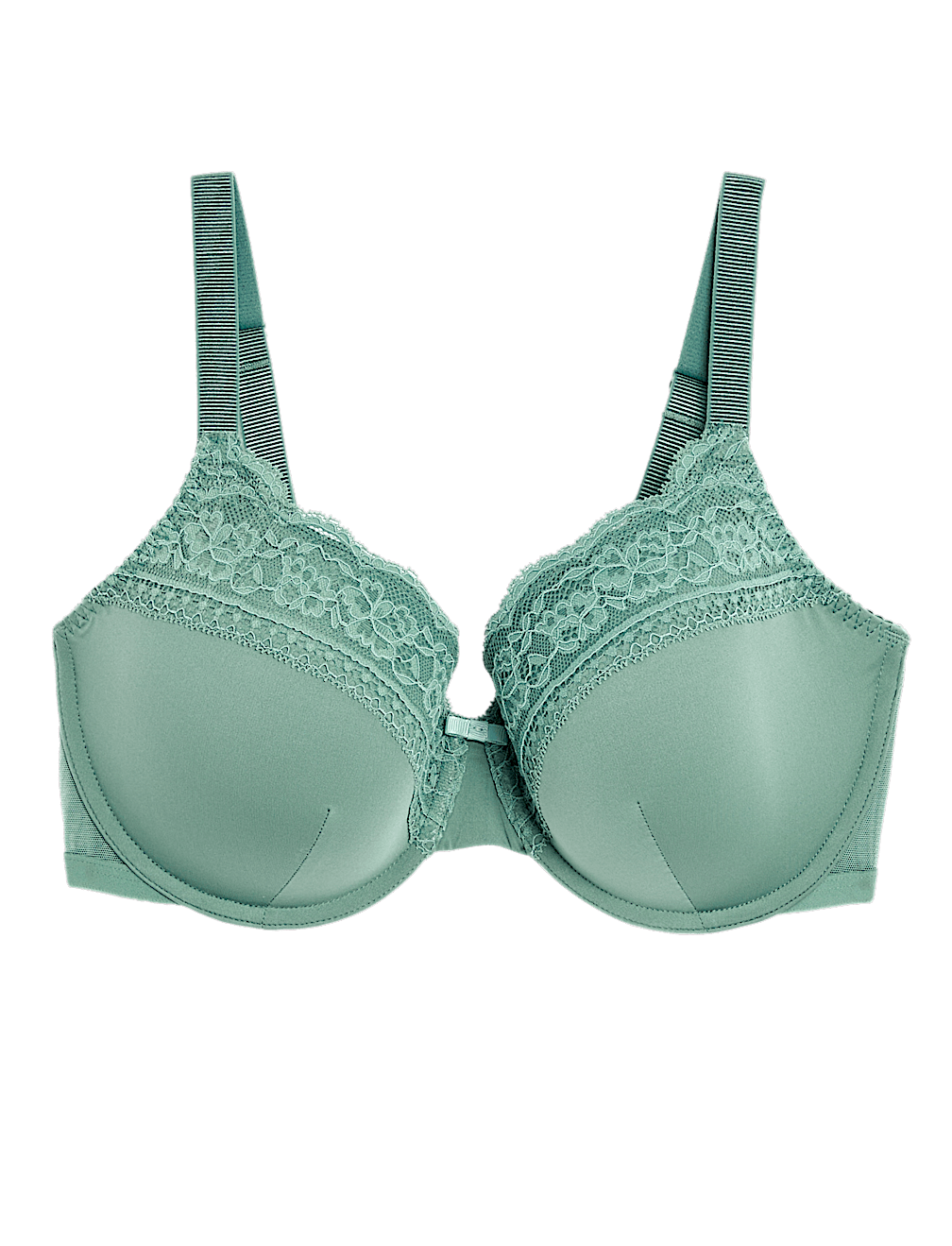 Lace Trim Padded Full Cup Bra