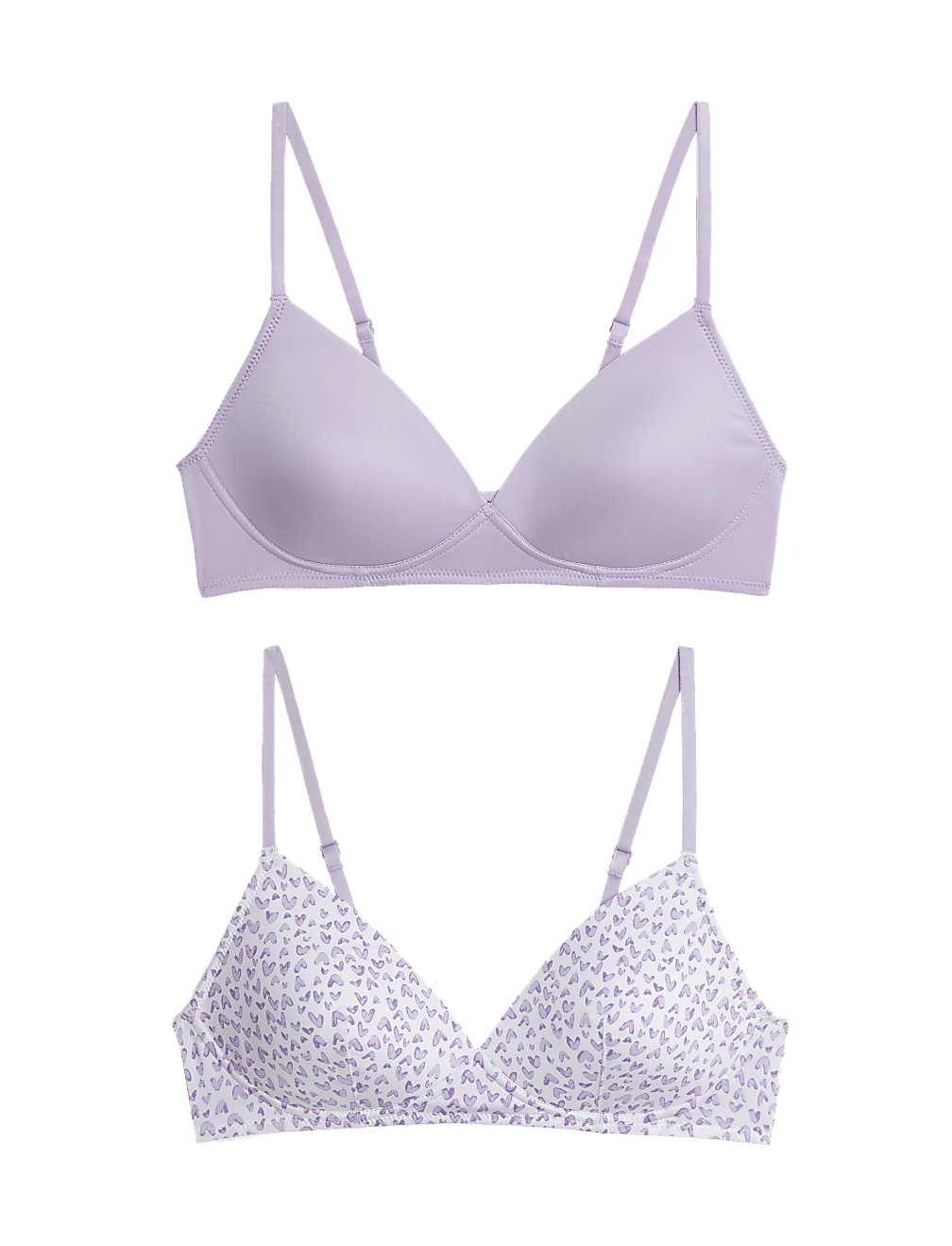 2pk Padded Full Cup First Bras AA-D
