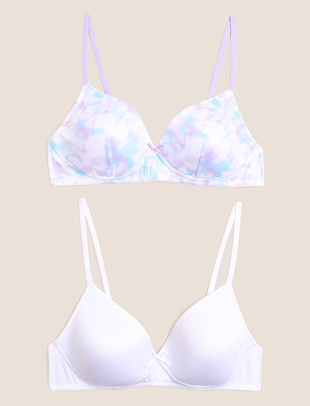 2pk Padded Full Cup First Bras AA-D