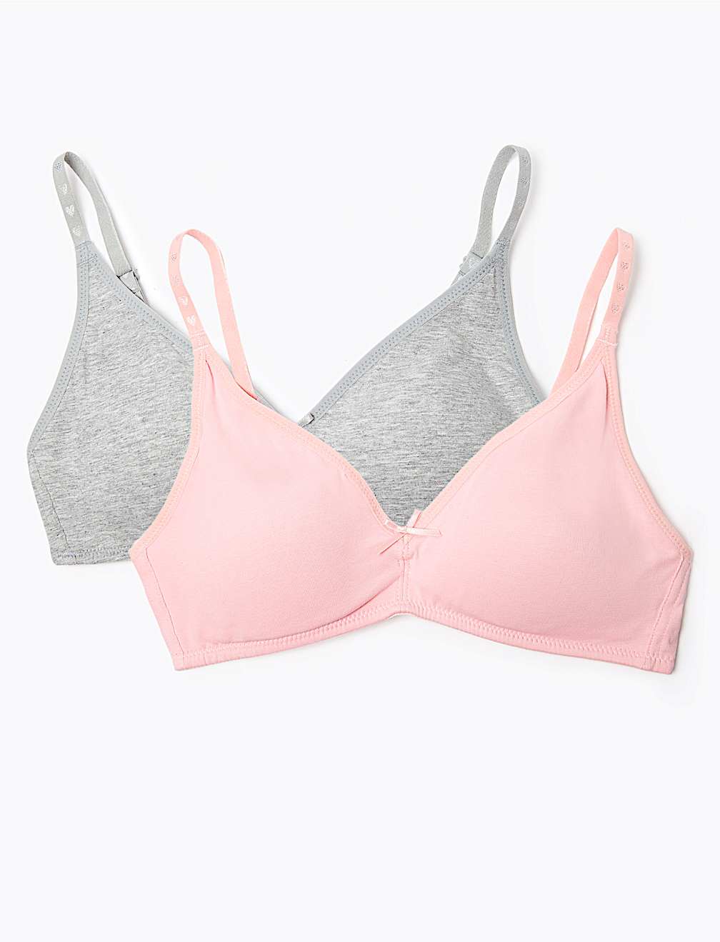 2pk Non-Wired Full Cup First  Bras AA-D