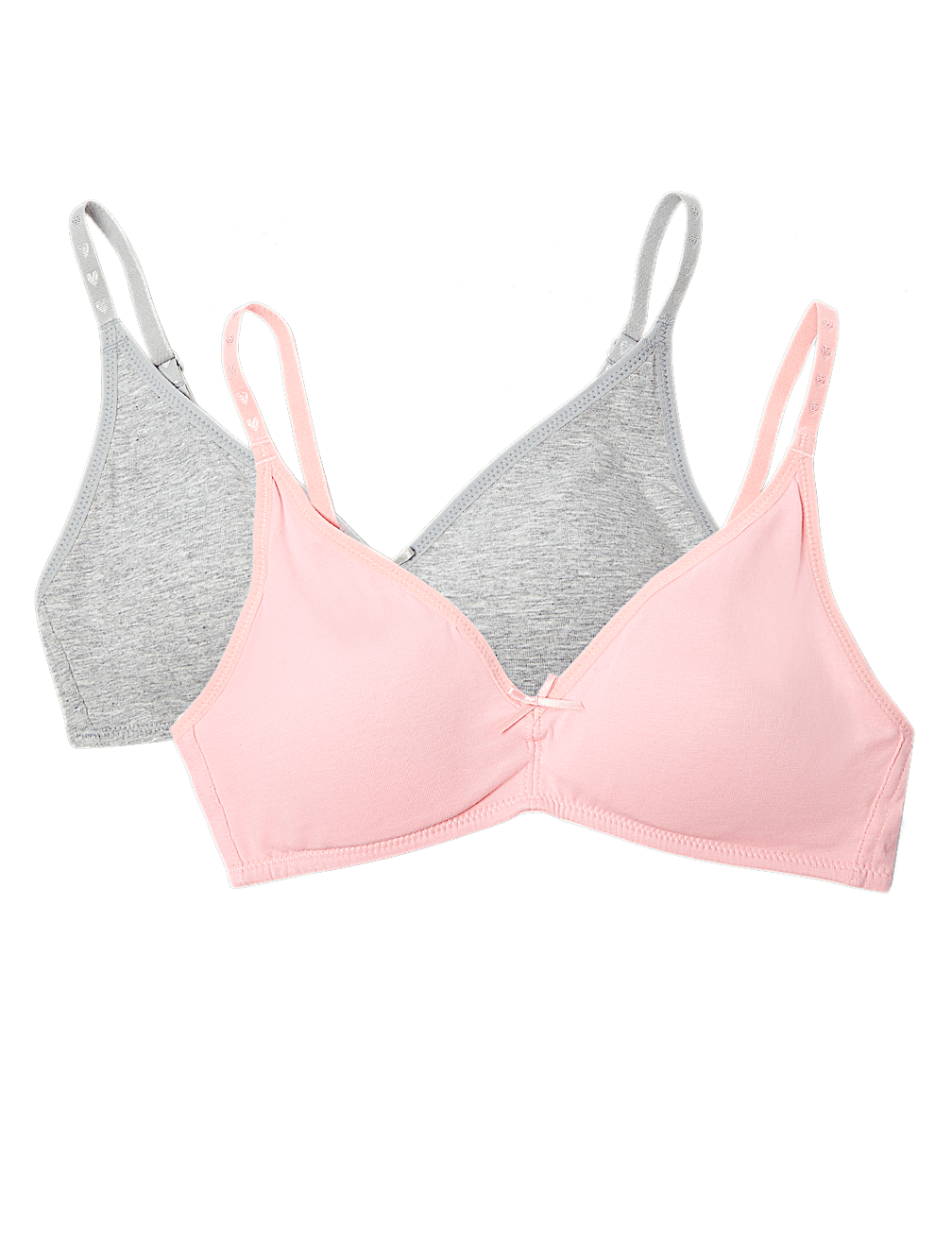 2pk Non-Wired Full Cup First  Bras AA-D