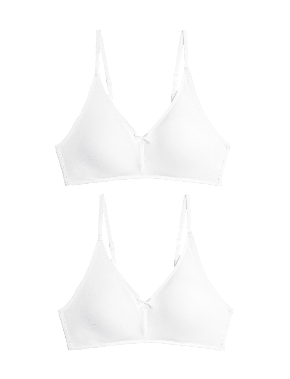 2pk Non-Wired Full Cup First  Bras AA-D