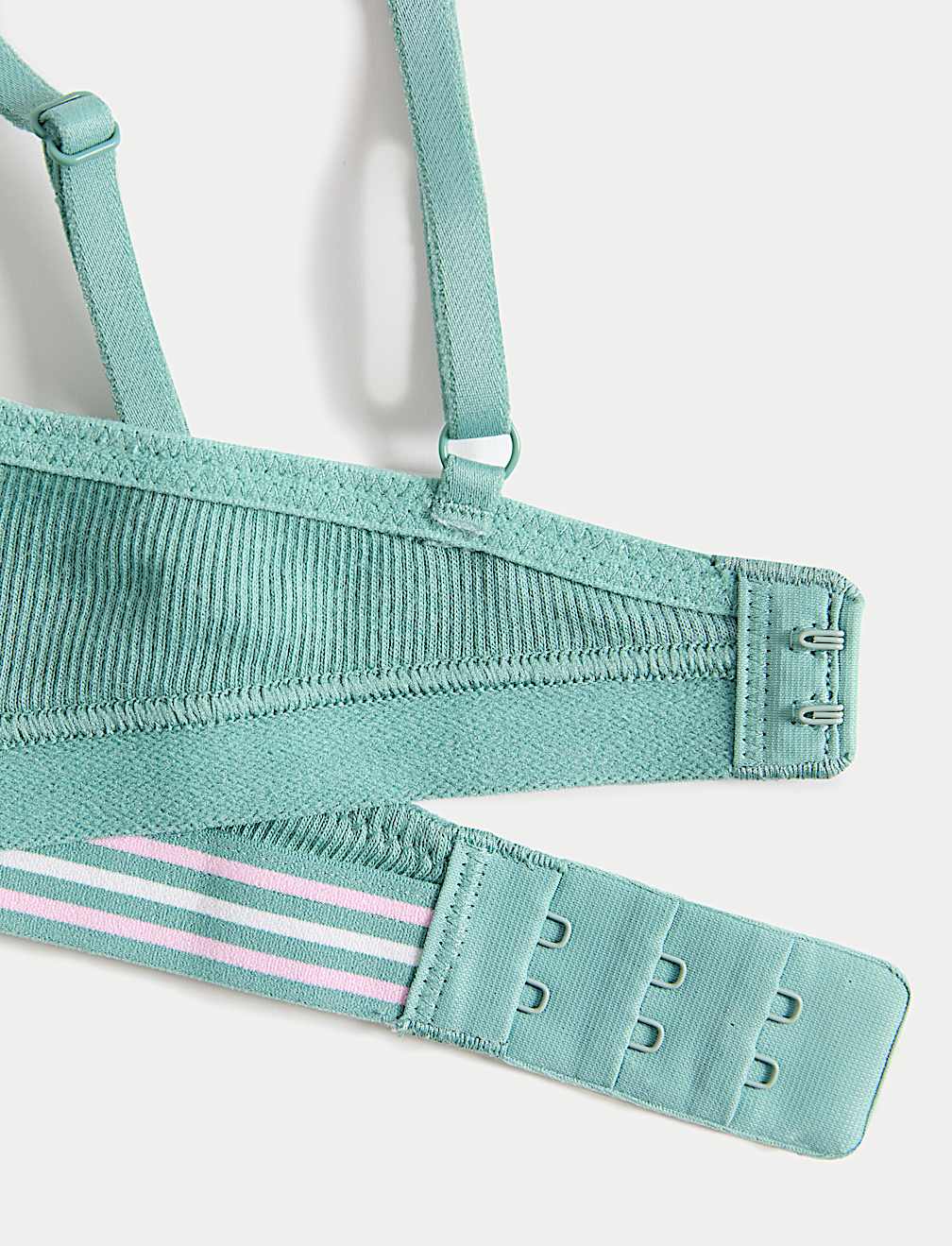 2pk Non Wired Cotton Rich Ribbed First Bras AA-D