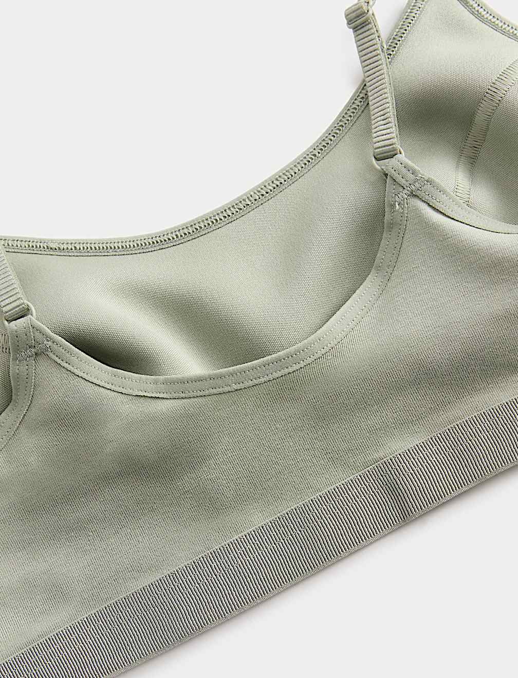 2pk Cotton First Bra Crop Tops