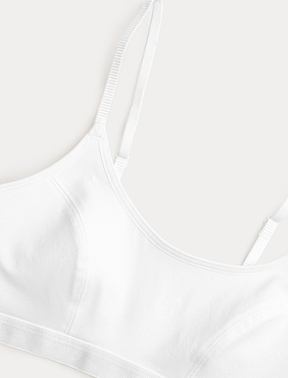 2pk Cotton First Bra Crop Tops