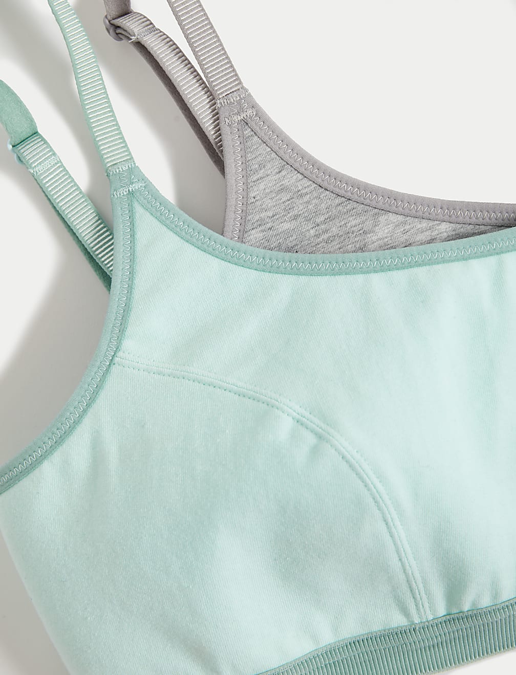 2pk Non Wired Crop Top First Bras