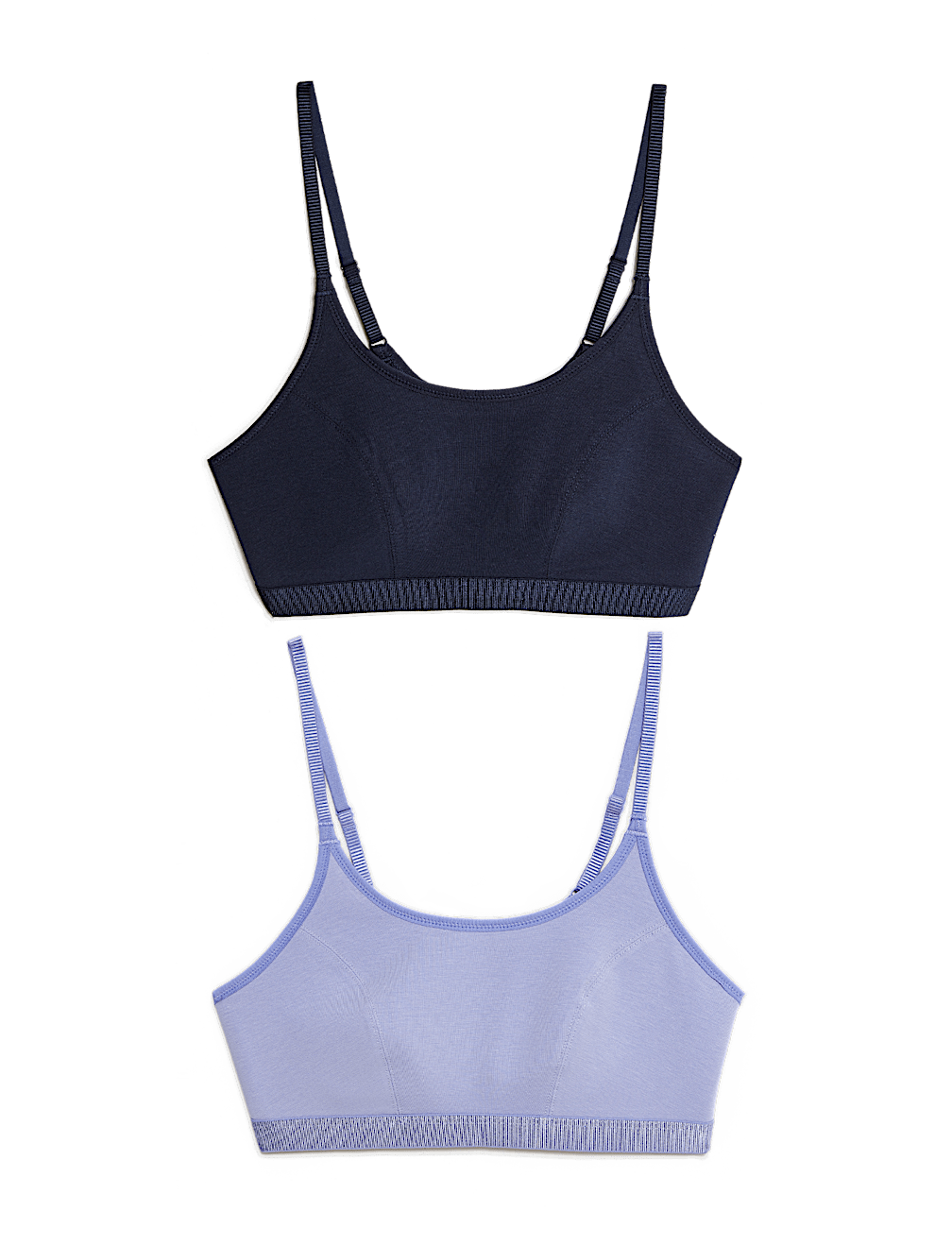 2pk Non Wired Crop Top First Bras