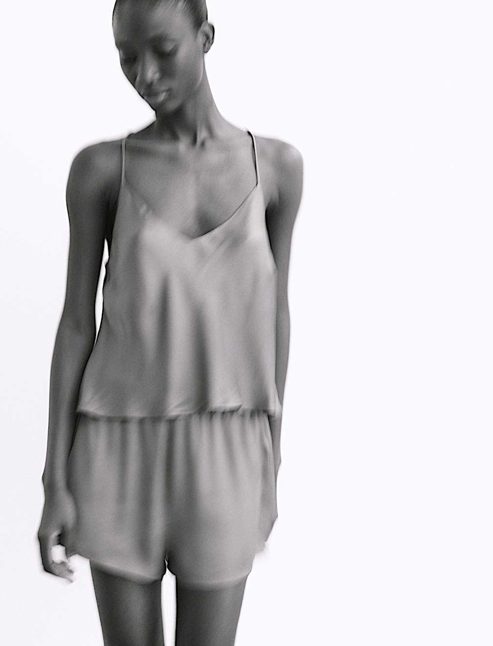 Satin Cami Shortie Pyjama Set