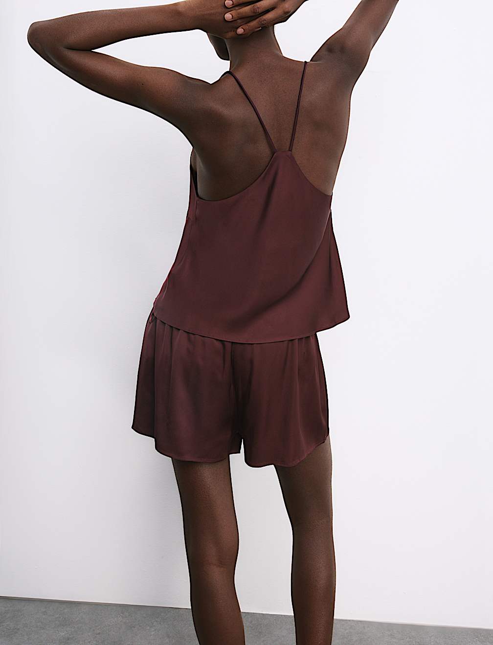 Satin Cami Shortie Pyjama Set