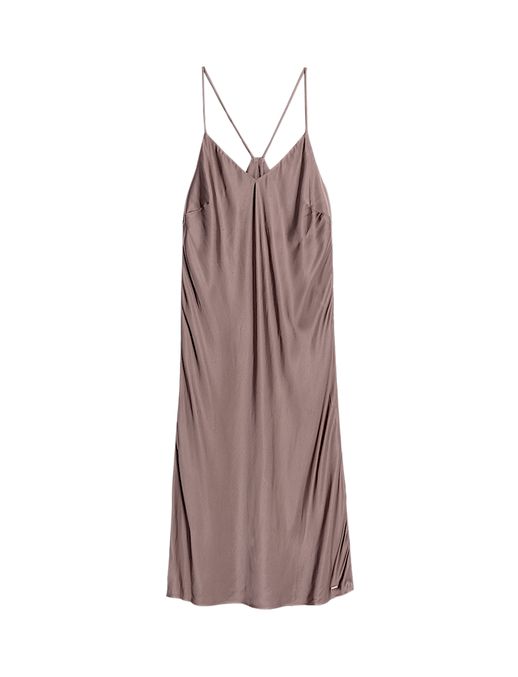 Satin Strappy Long Chemise