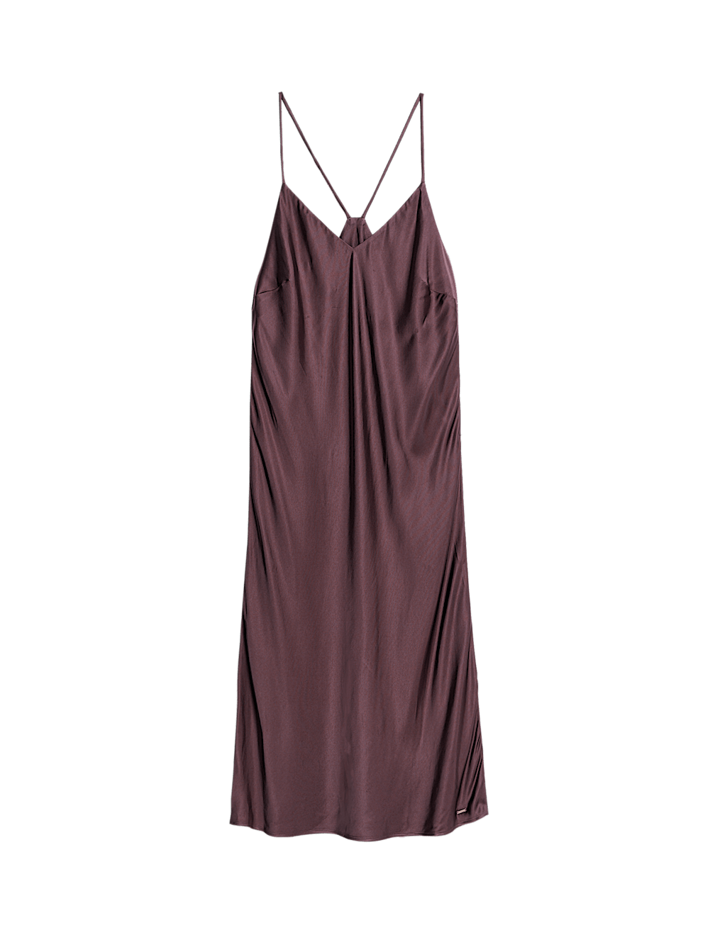 Satin Strappy Long Chemise