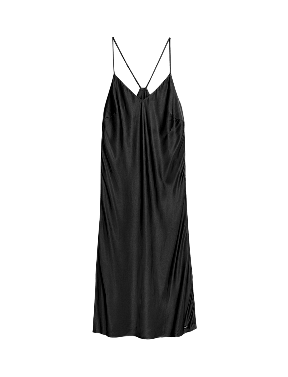 Satin Strappy Long Chemise