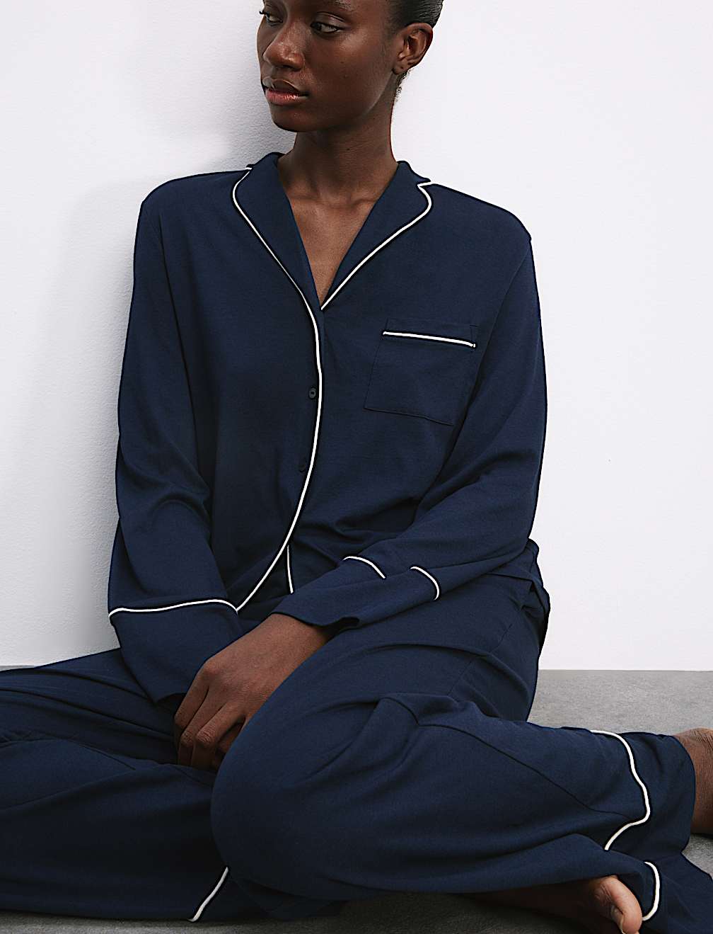 Cotton Modal Revere Pyjama Set