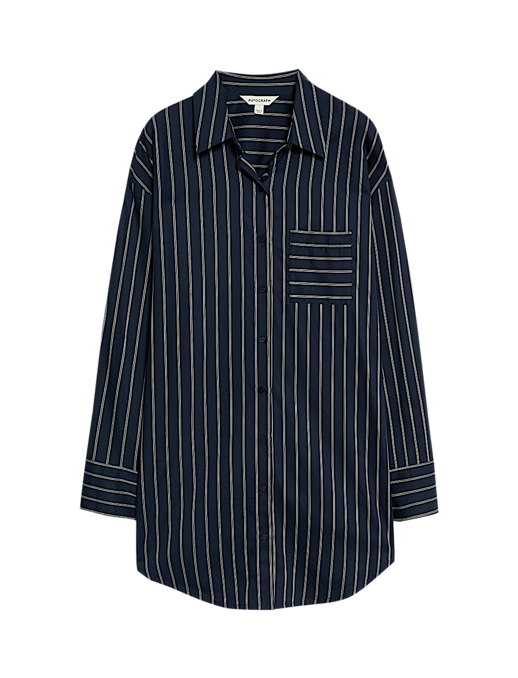 AUTOGRAPH PURE COTTON STRIPE NIGHTSHIRT