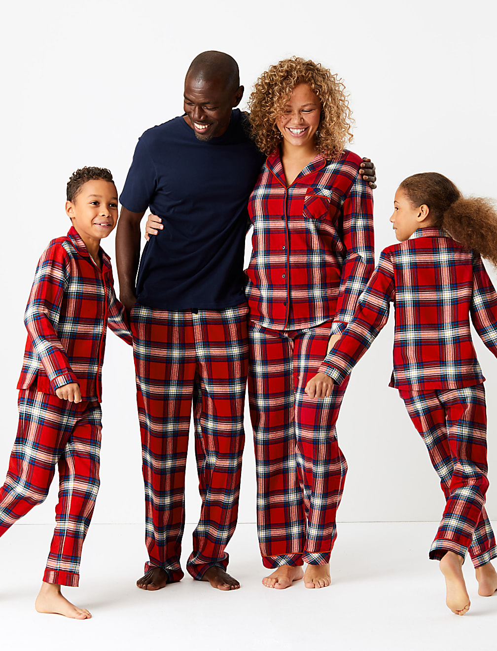 Pure Cotton Checked Pyjama Set