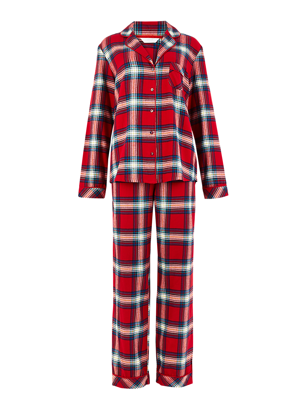 Pure Cotton Checked Pyjama Set