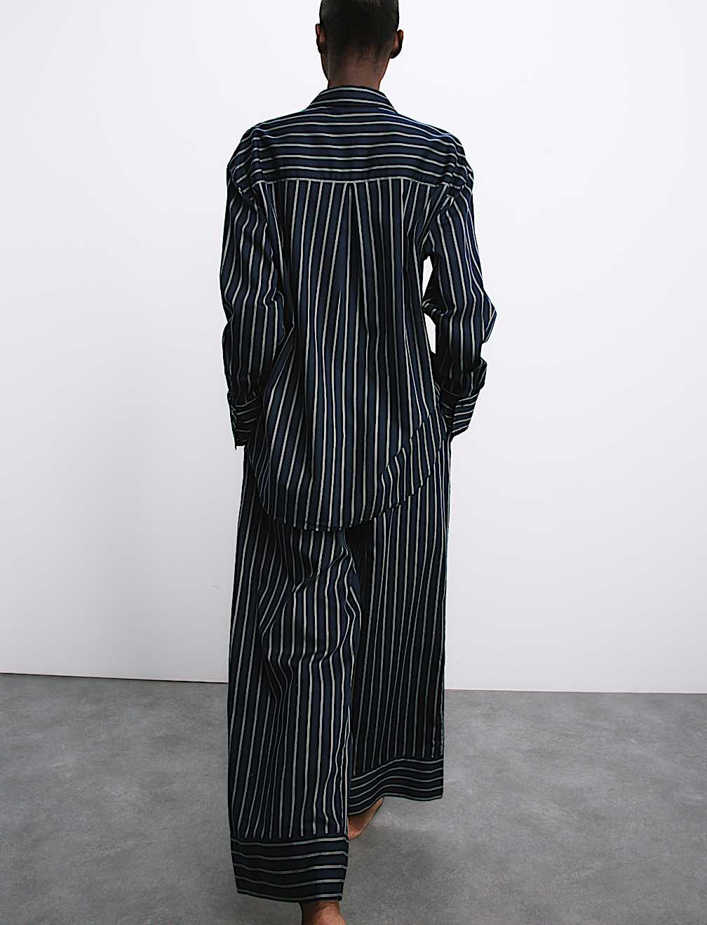Pure Cotton Striped Pyjama Set