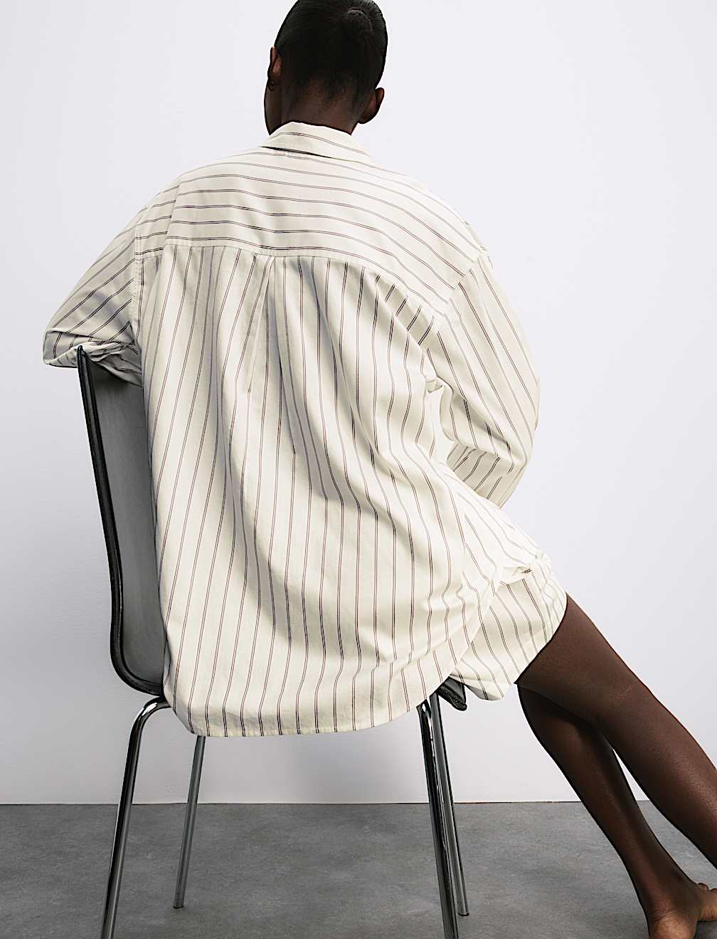 AUTOGRAPH SATEEN STRIPE REVERE SHORTIE