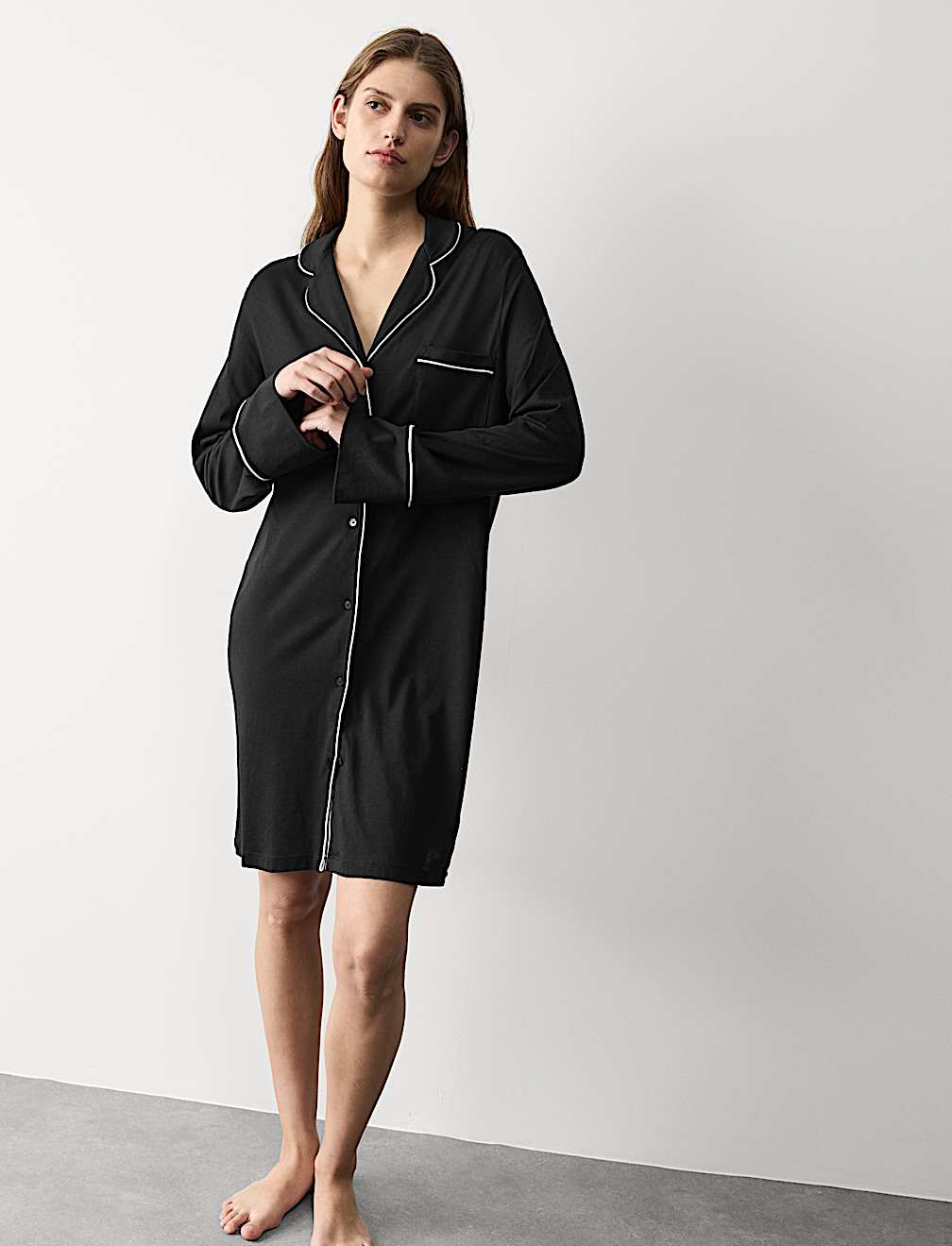 Cotton Modal Nightshirt