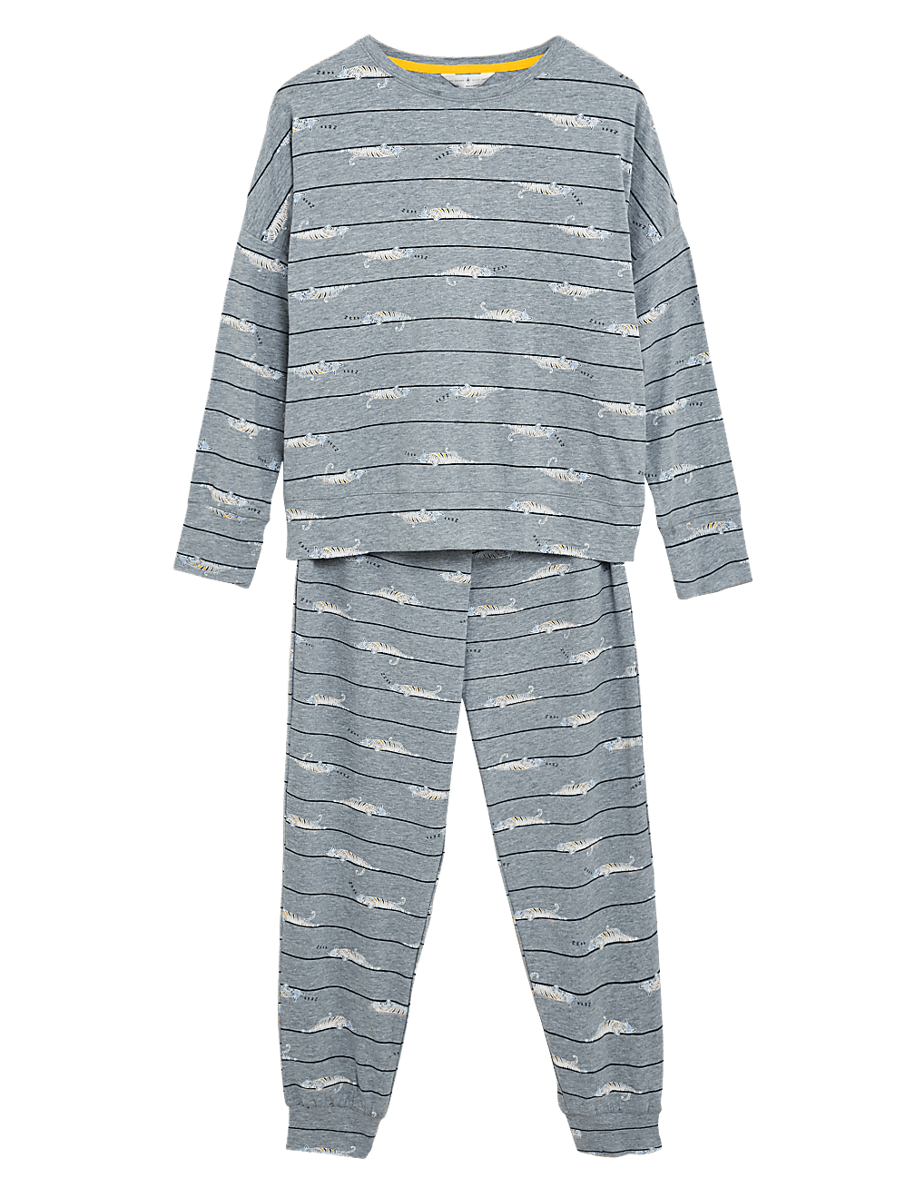 Cotton Cat Print Pyjama Set