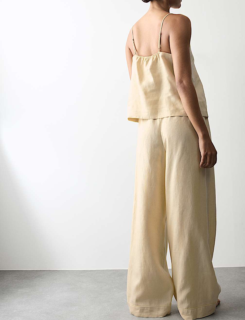 Pure Linen Cami Pyjama Set