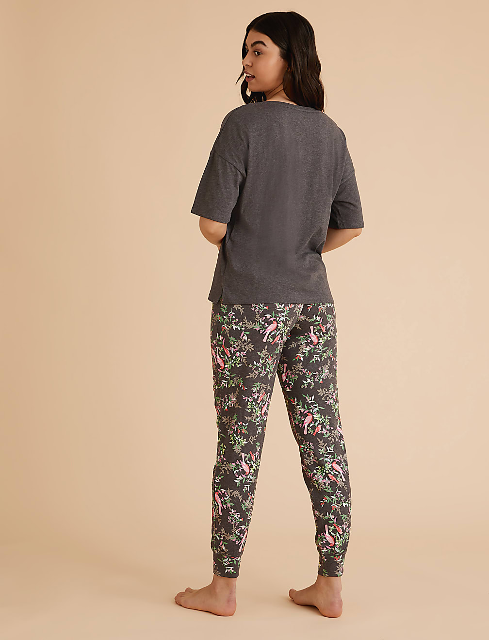 Cotton Pick Happiness Slogan Pyjama Set