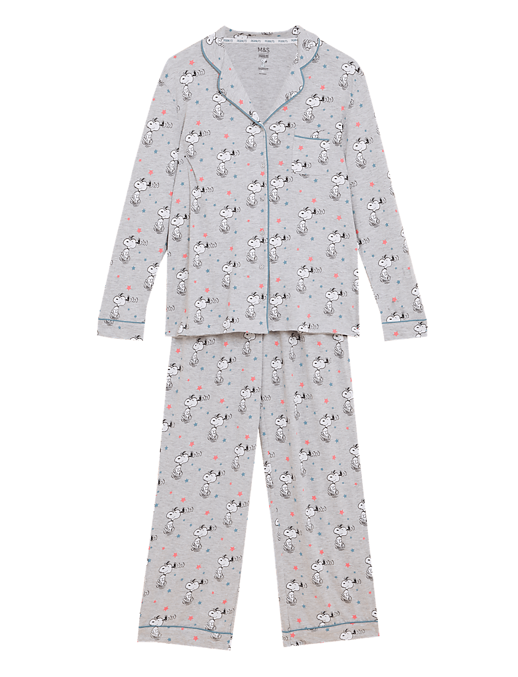 Snoopy™ Cotton Rich Rever Pyjama Set
