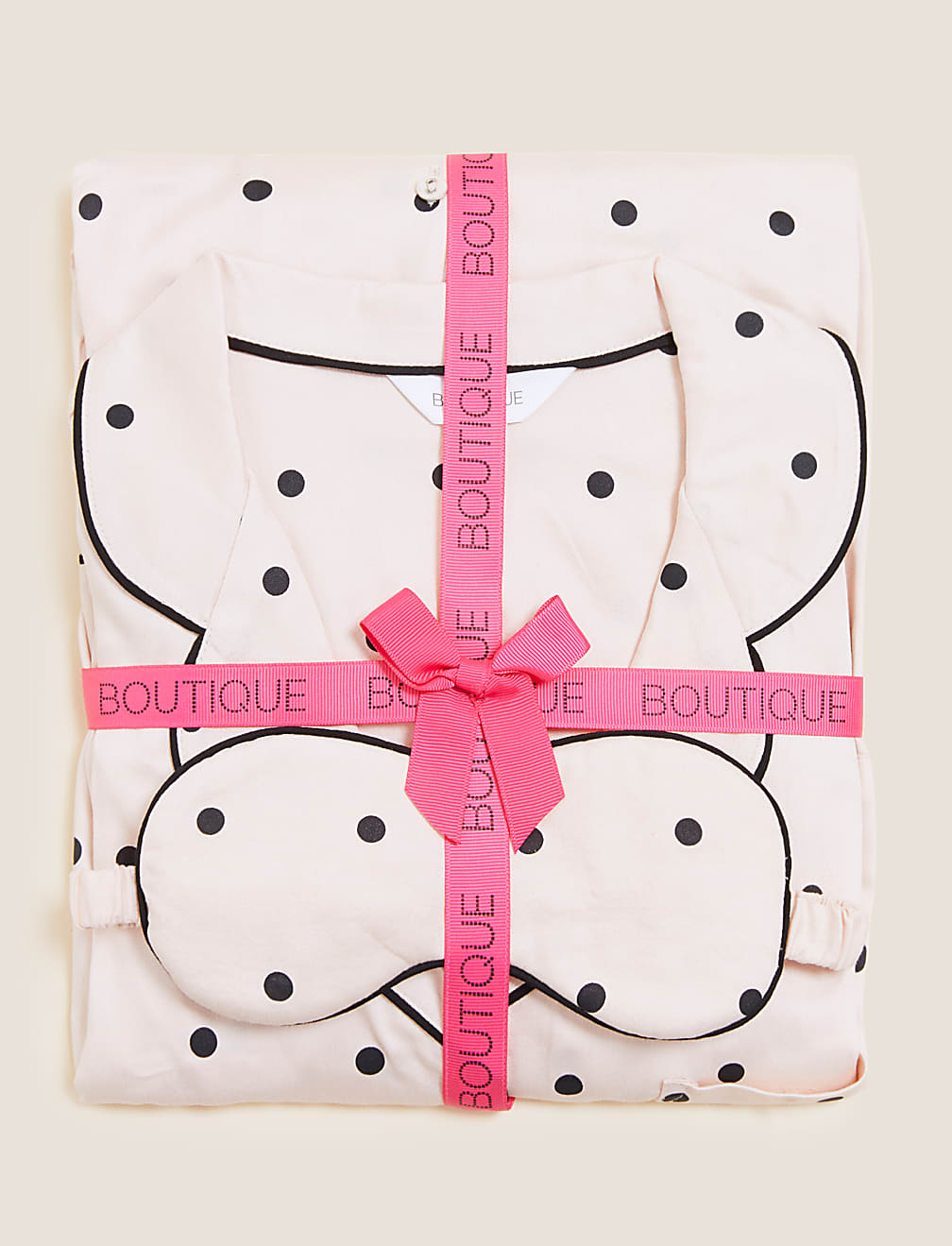2 Pack Pure Viscose Polka Dot Regular Fit Pyjama Set