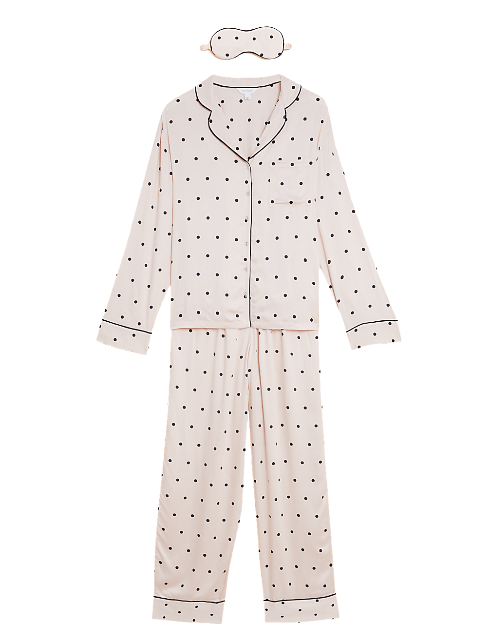 2 Pack Pure Viscose Polka Dot Regular Fit Pyjama Set