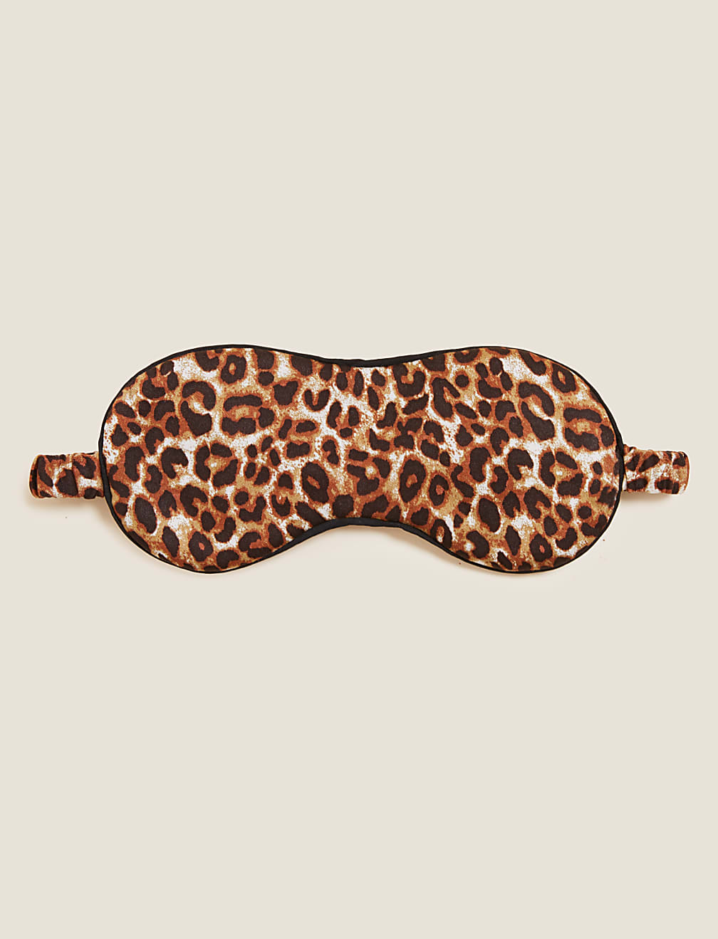 Leopard Print Pyjama Set with Eye Mask