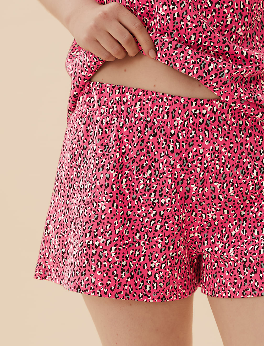 Cotton Animal Print Short Pyjama Set