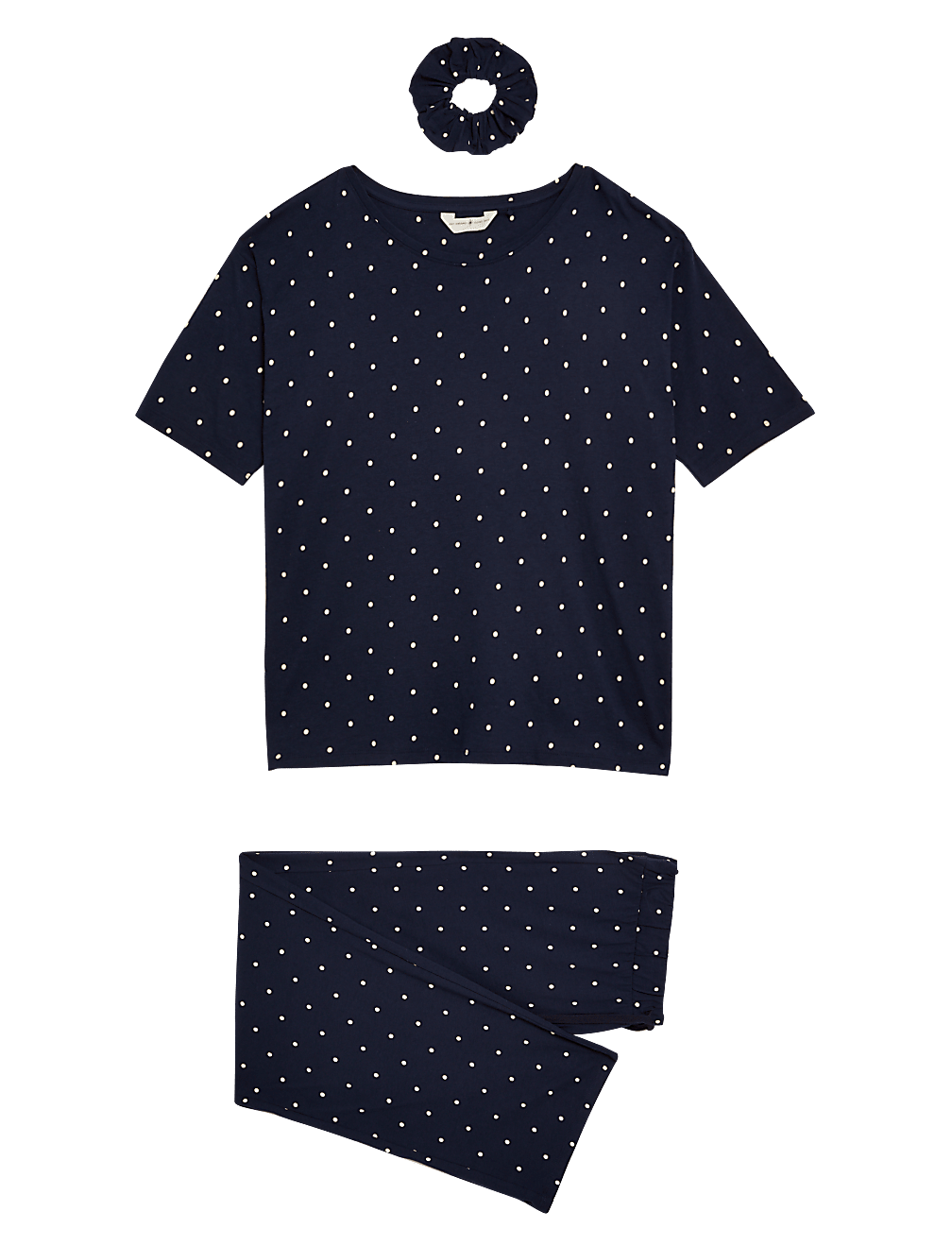 Cotton Modal Pyjama with Scrunchie