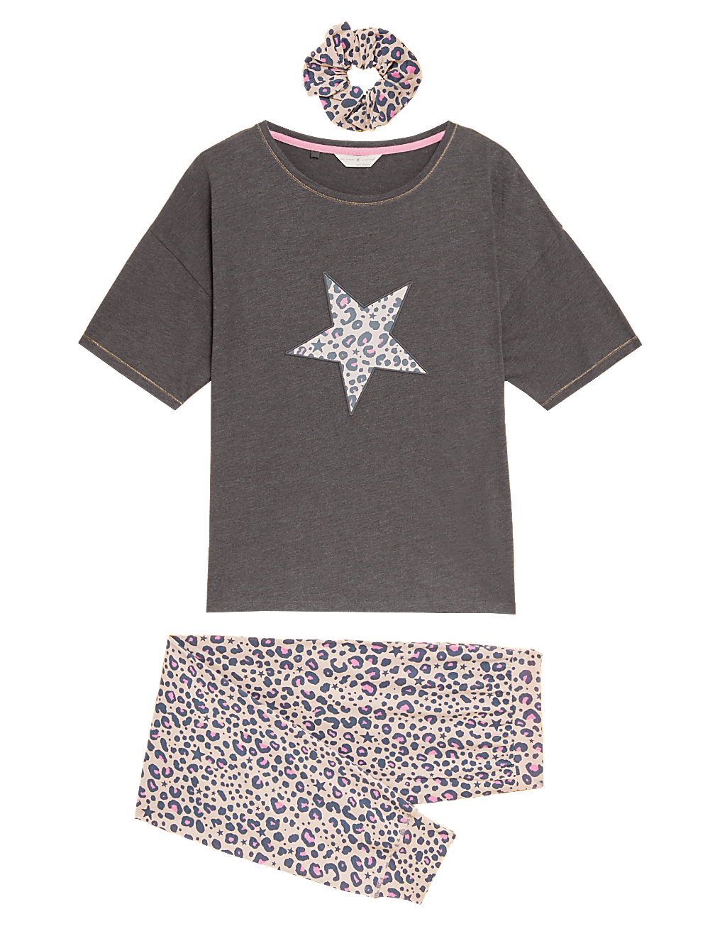 Cotton Rich Animal Print Pyjama Set