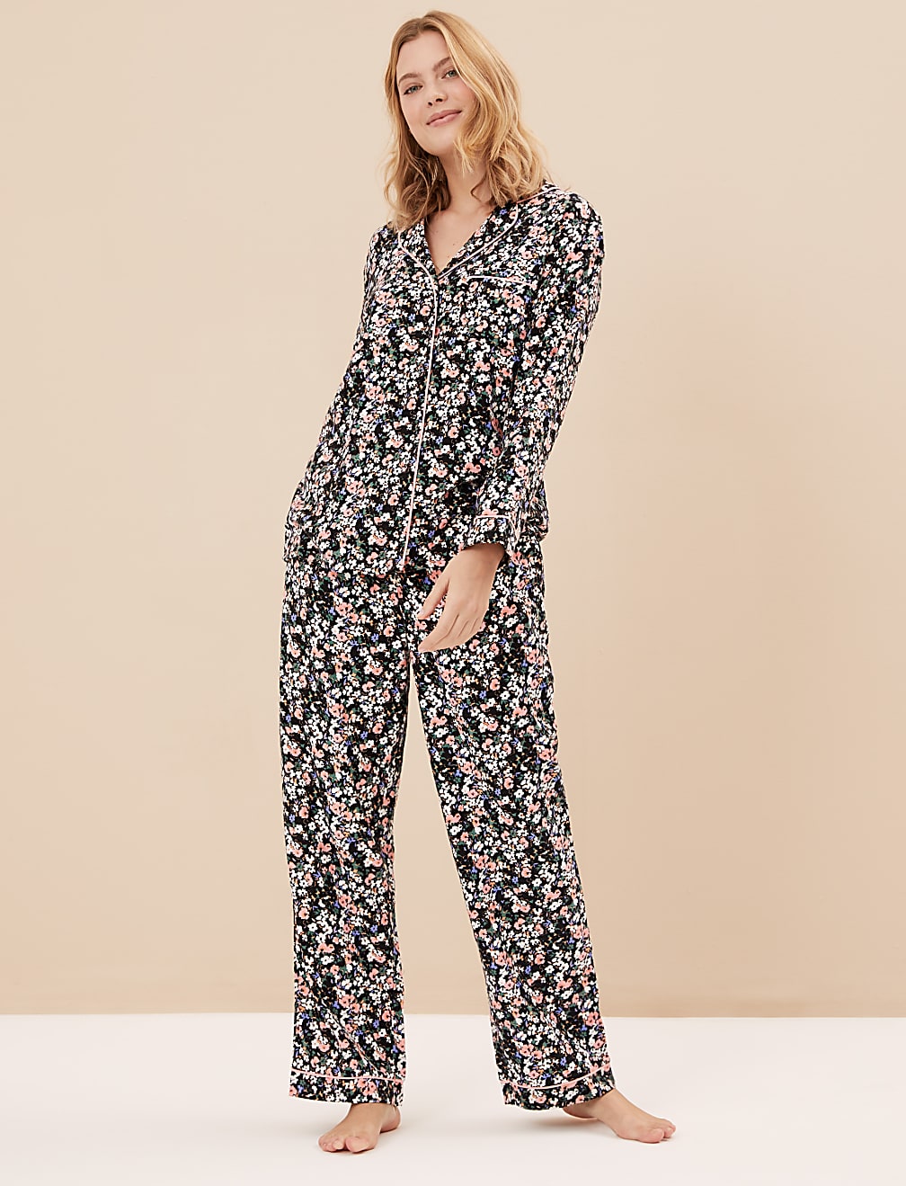 Pure Cotton Floral Pyjama Set