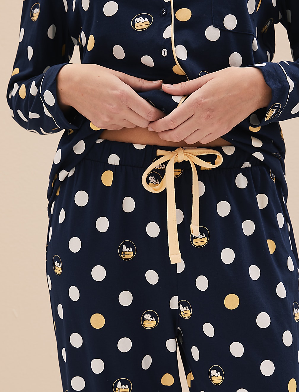 Pure Cotton Snoopy™ Polka Dot Pyjama Set