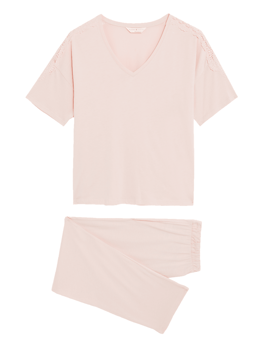 Cotton Modal Lace Pyjama Set