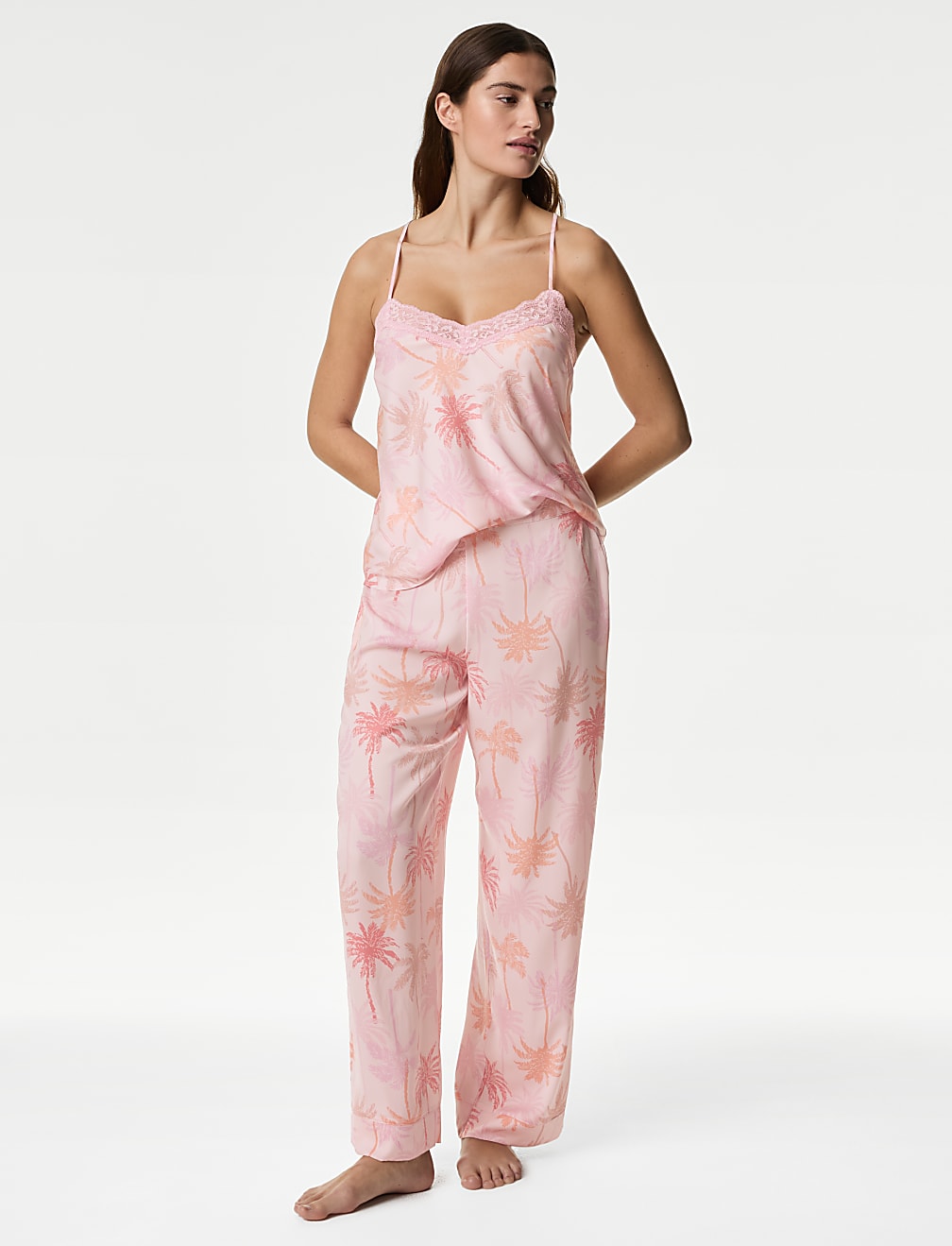 Dream Satin™ Printed Pyjama Set