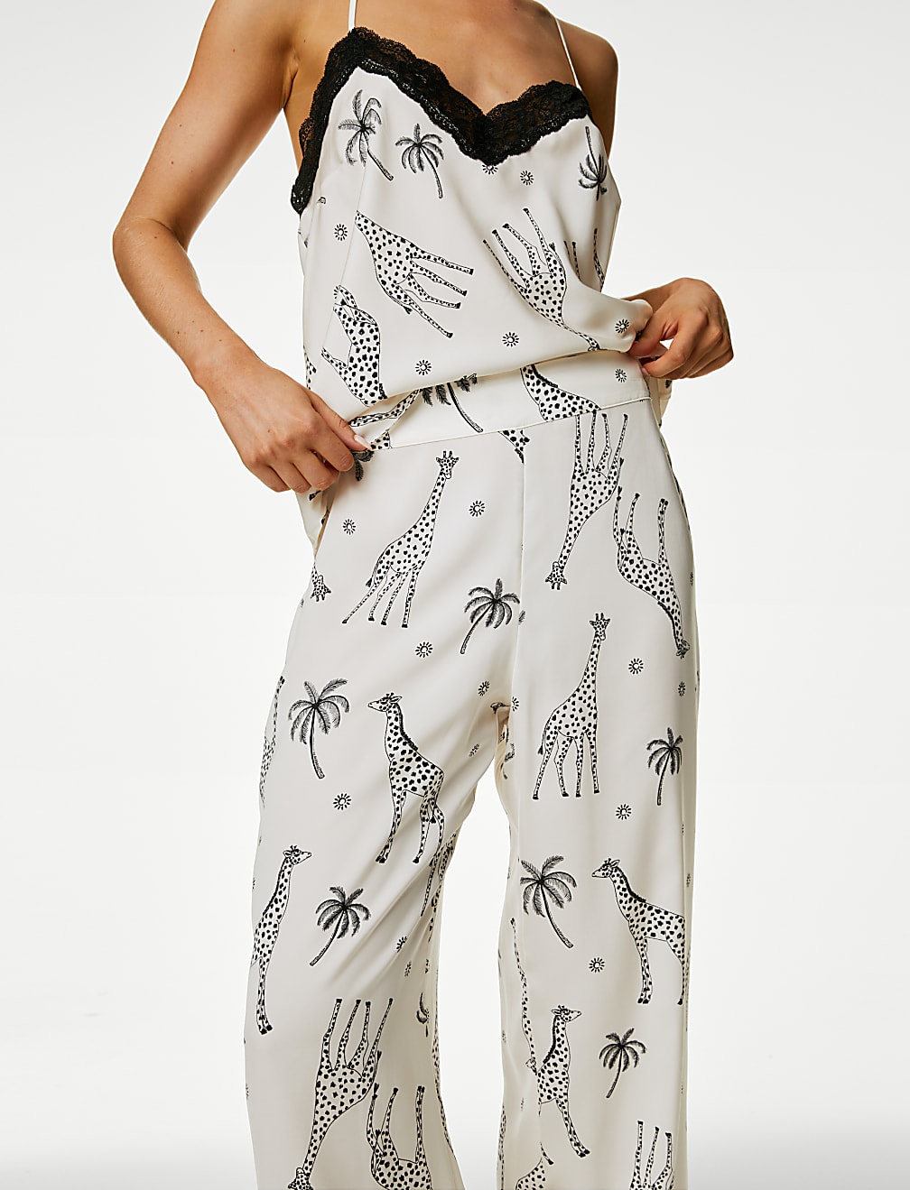 Dream Satin™ Printed Pyjama Set