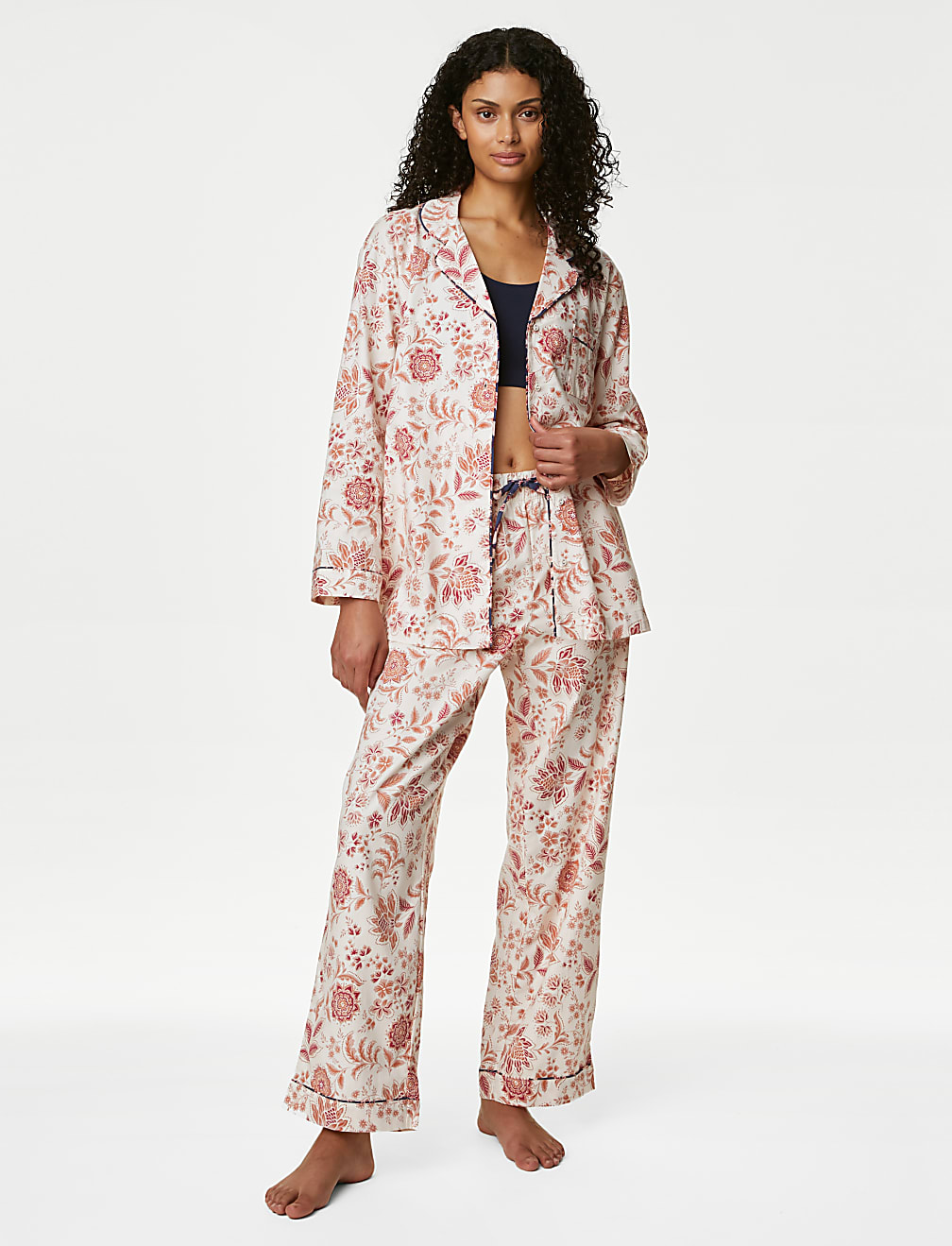 Pure Cotton Floral Pyjama Set