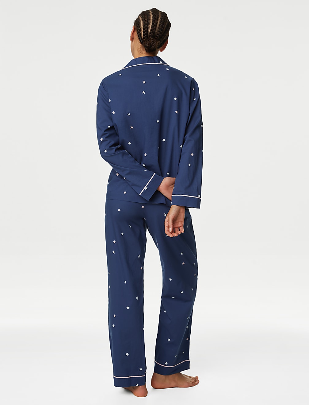 Pure Cotton Star Print Pyjama Set