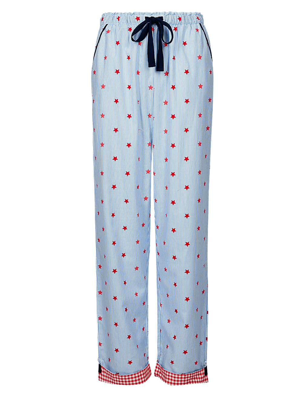 Pure Cotton Star Drawstring Pyjama Bottoms