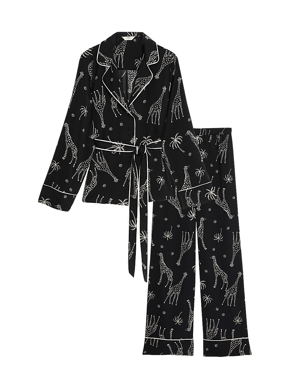 Dream Satin™ Giraffe Print Pyjama Set