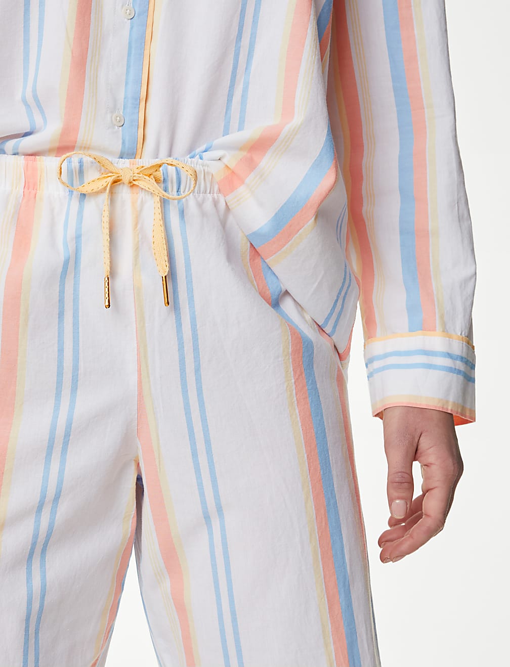 Pure Cotton Striped Pyjama Set