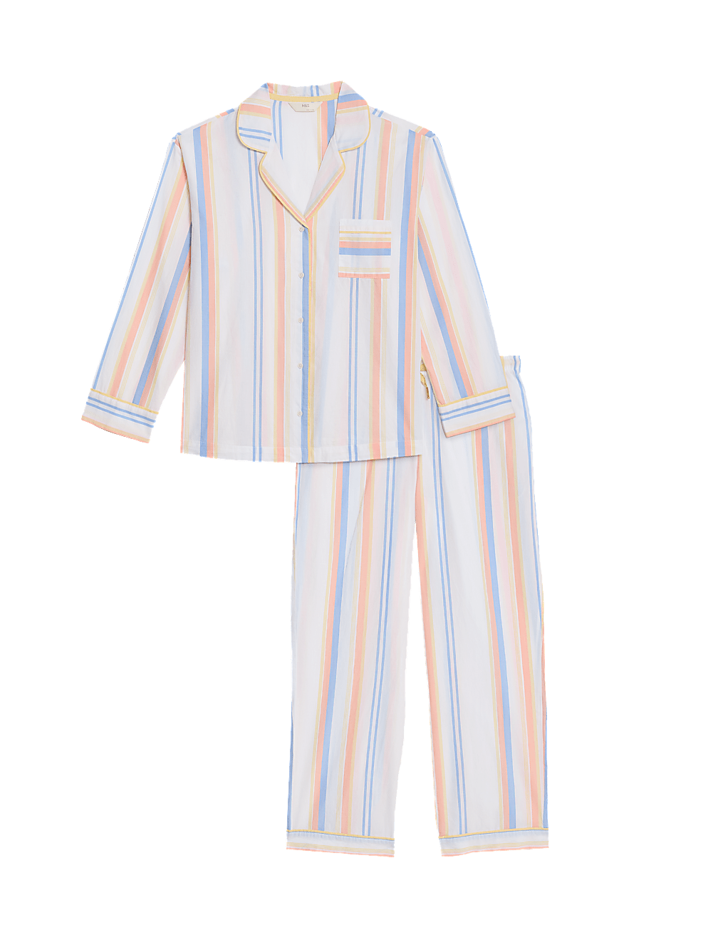 Pure Cotton Striped Pyjama Set