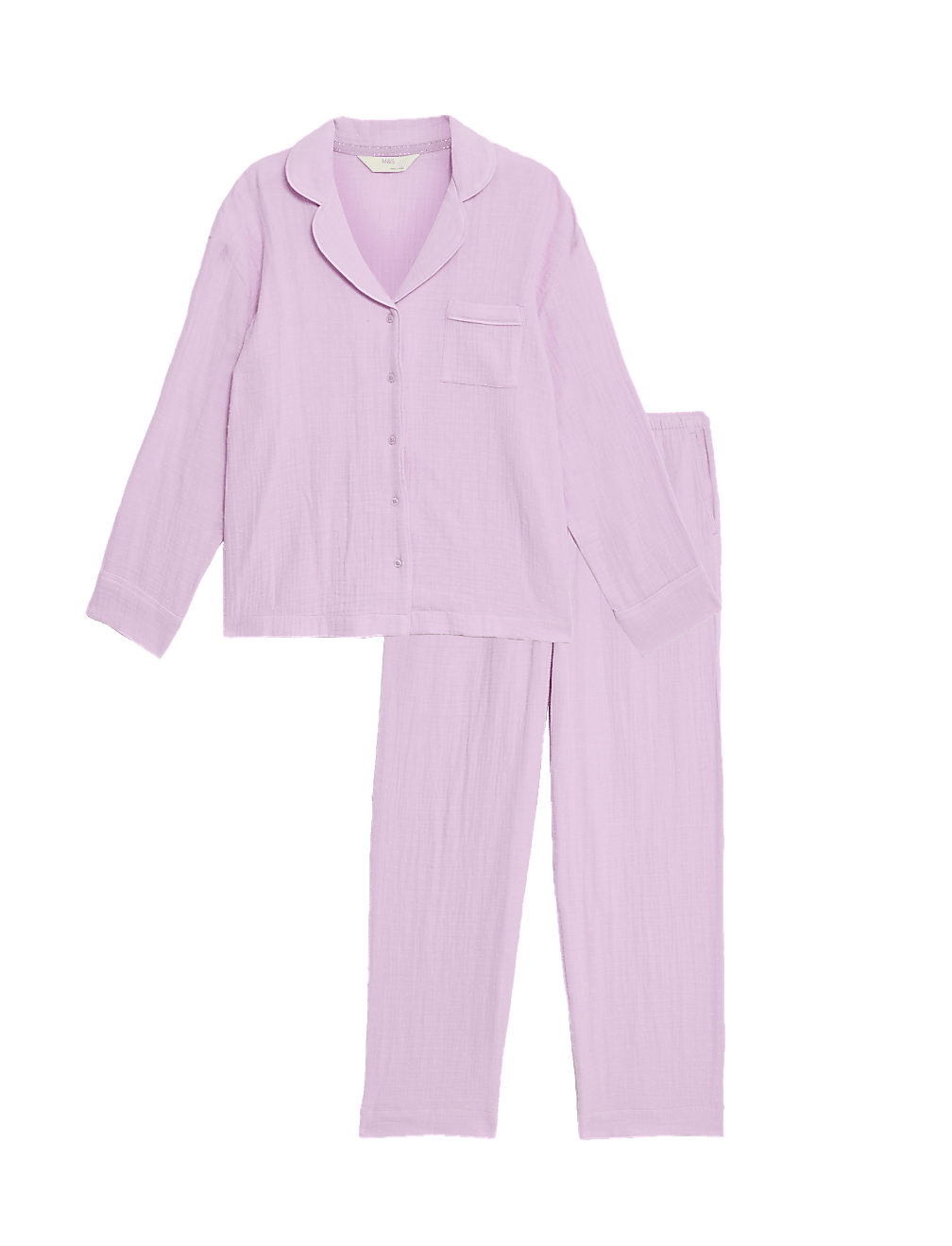 Pure Cotton Dobby Muslin Pyjama Set