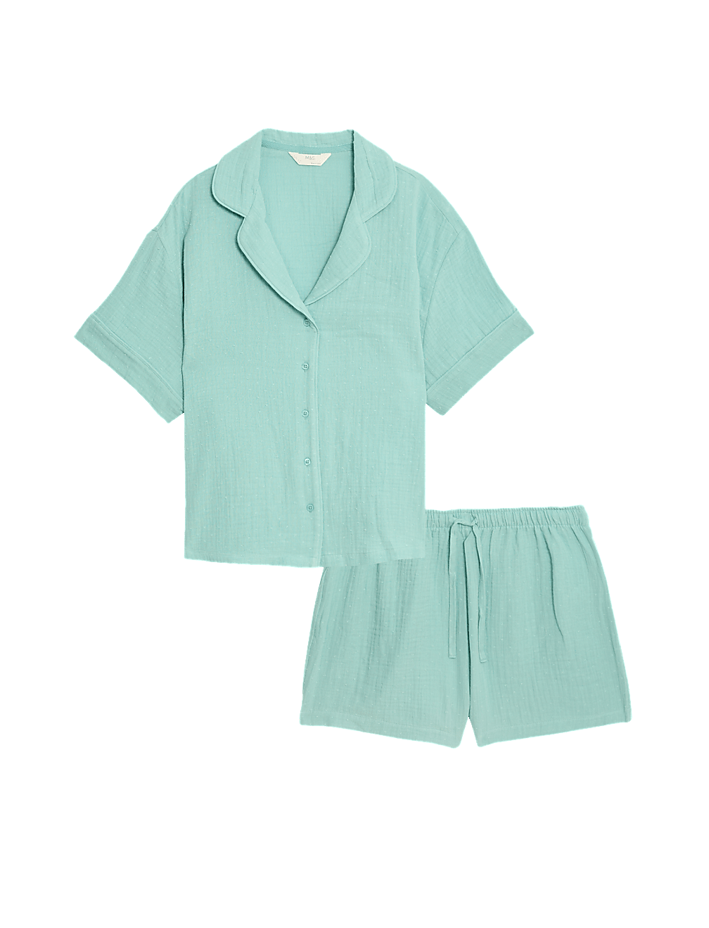 Pure Cotton Revere Shortie Set