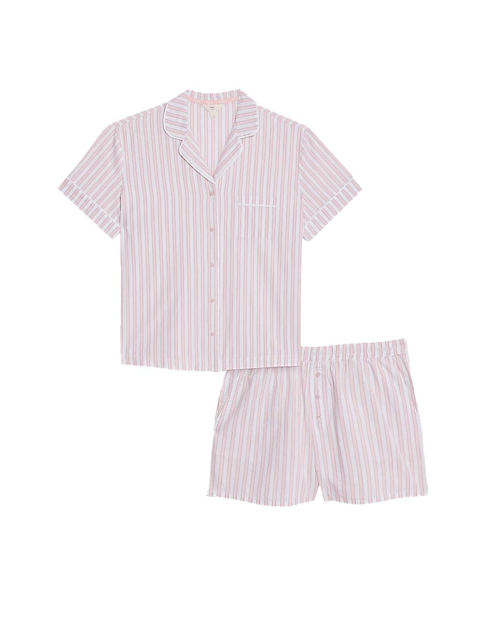 Cool Comfort™ Pure Cotton Striped Shortie Set
