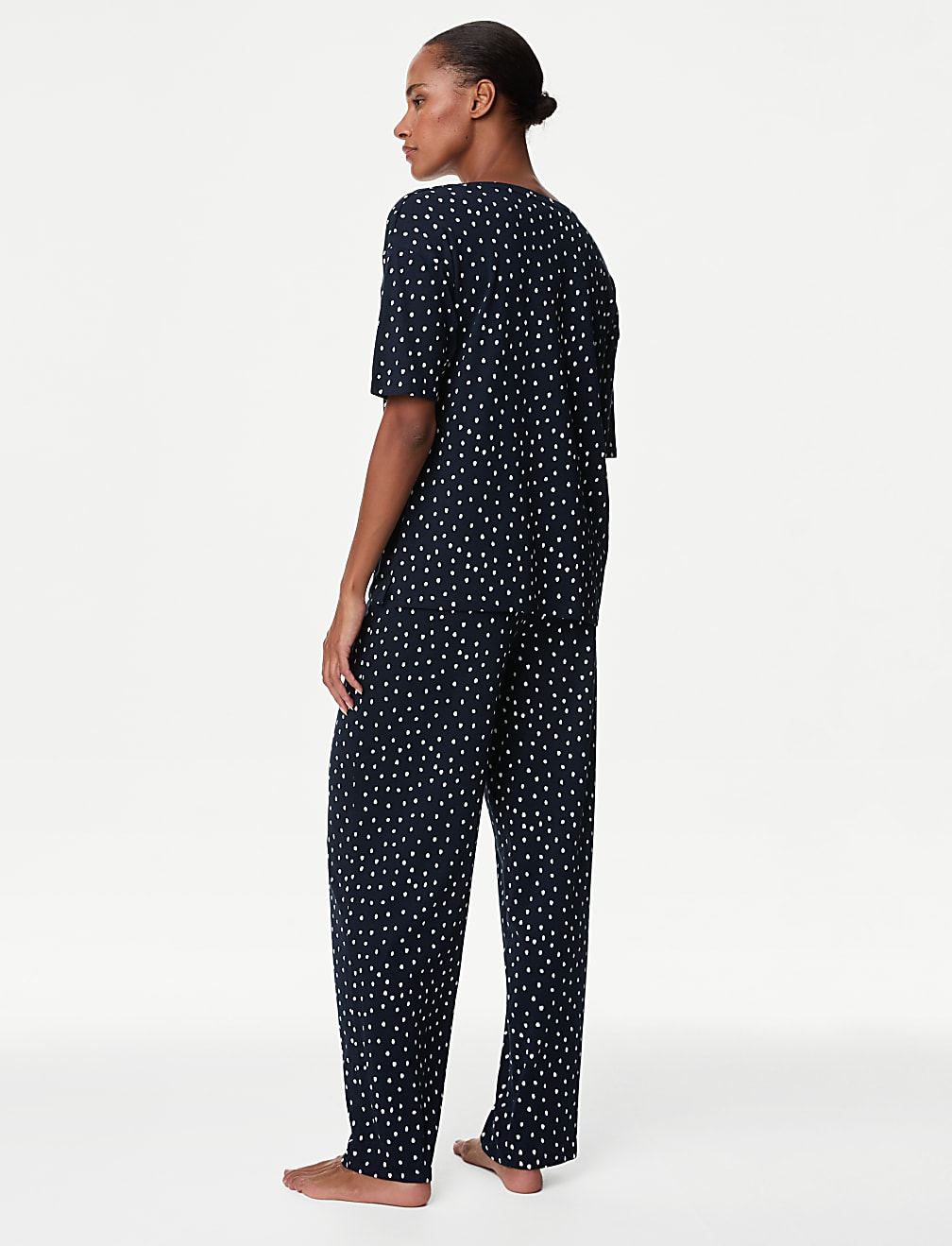 Cotton Modal Polka Dot Pyjama Set