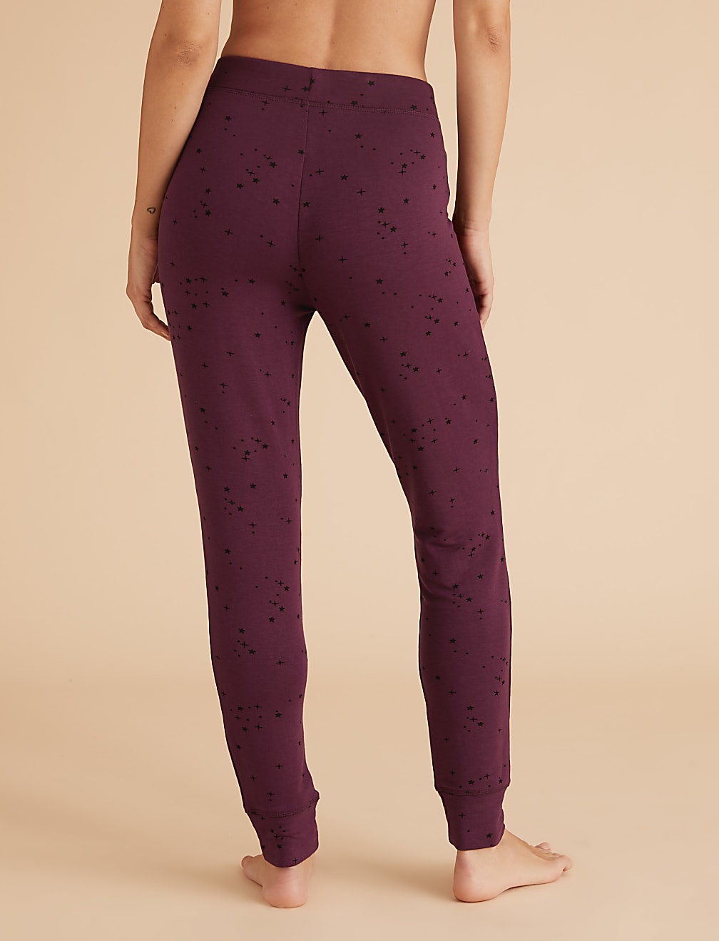Flexifit™ Lounge Star Print Cuff Jogger